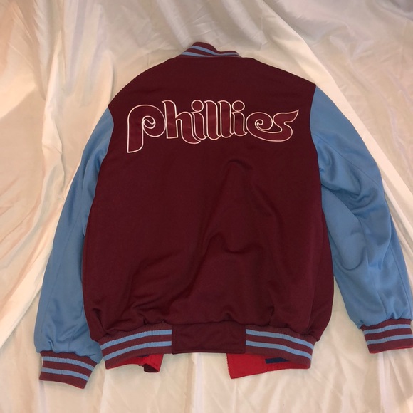 Philadelphia Phillies Vintage Reversible Bomber - Picture 4 of 6